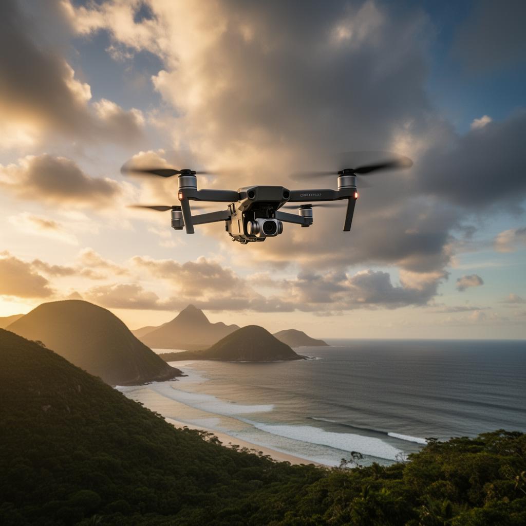 Filmagem com drone